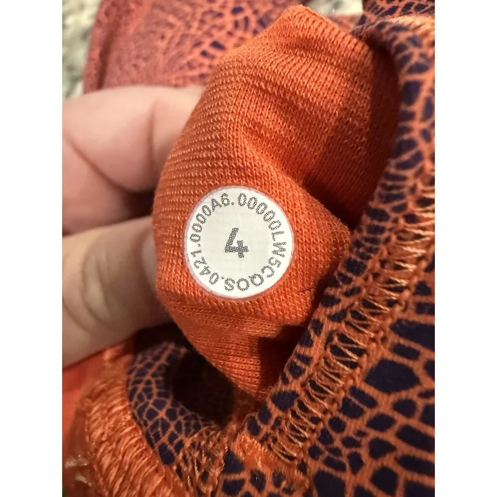 Lululemon 4 Wunder Train High-Rise 25” Leggings in Crackle Glaze Vintage Orange